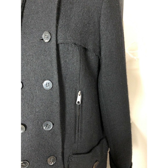 Joie Boiled Wool Blend Button Front Coat - Picture 3 of 9